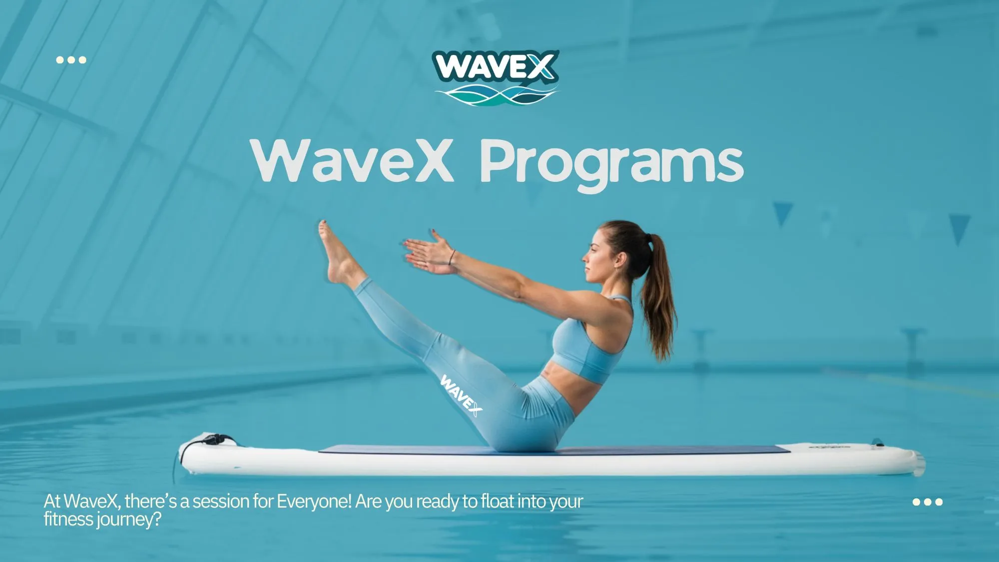 Discover the 4 WaveX Programs: Fitness on Water Like Never Before